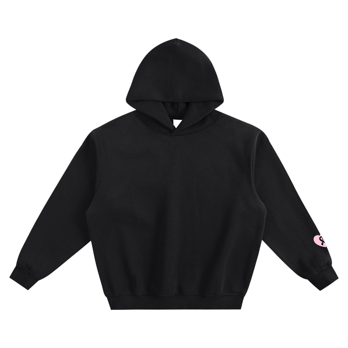 Breast Cancer Fleeced Boxy Hoodie