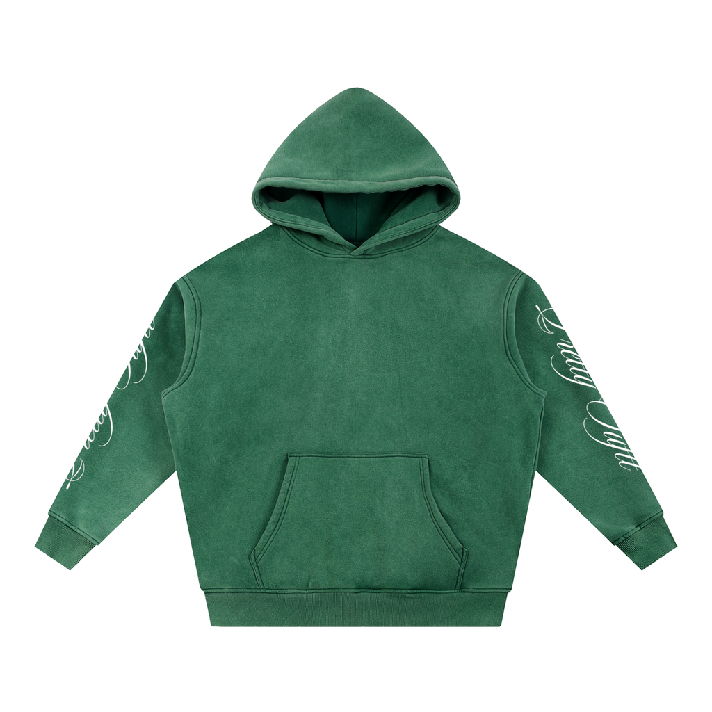 Pretty Tuftt Snow Wash Fleece Oversize Hoodie