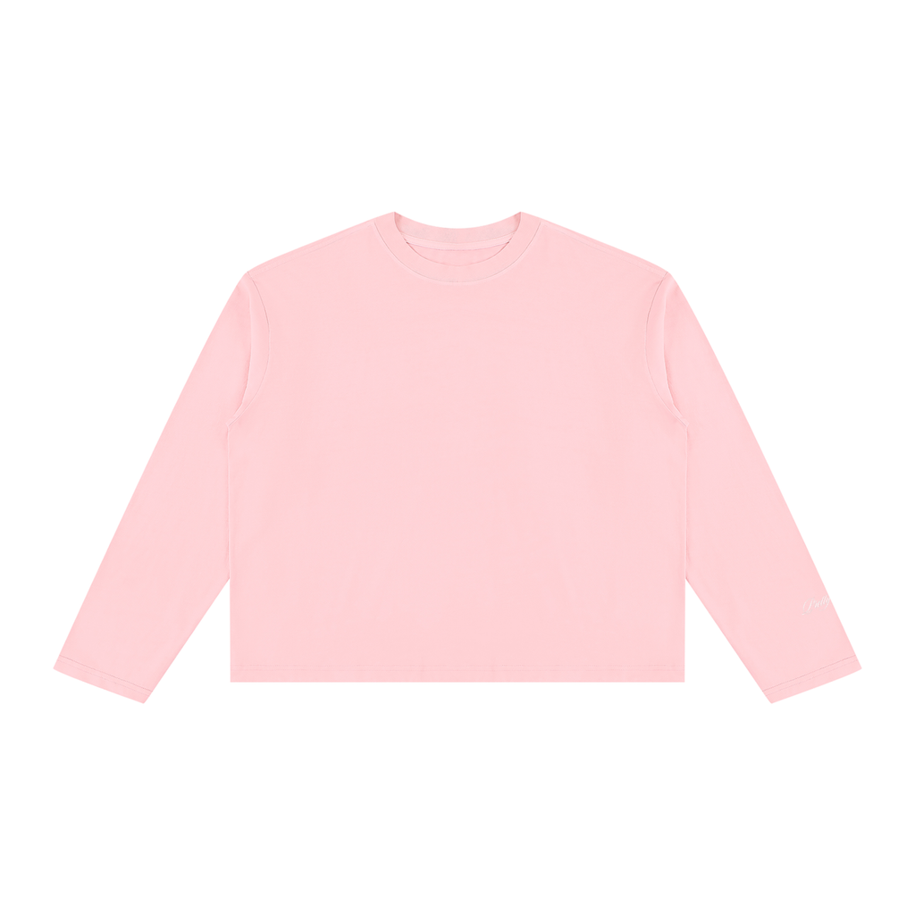 Unisex Vintage Wash Long Sleeve Boxy T-Shirt