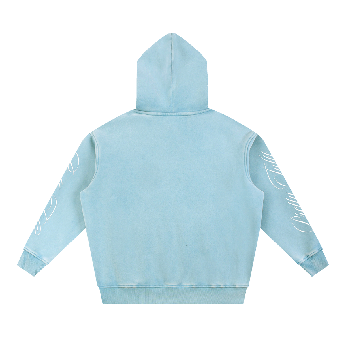 Pretty Tuftt Snow Wash Fleece Oversize Hoodie