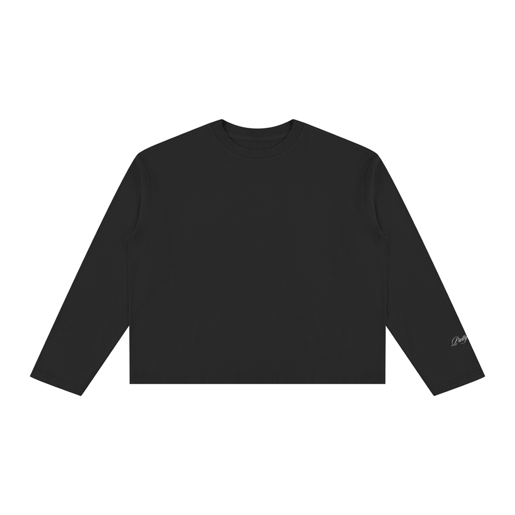 Unisex Vintage Wash Long Sleeve Boxy T-Shirt