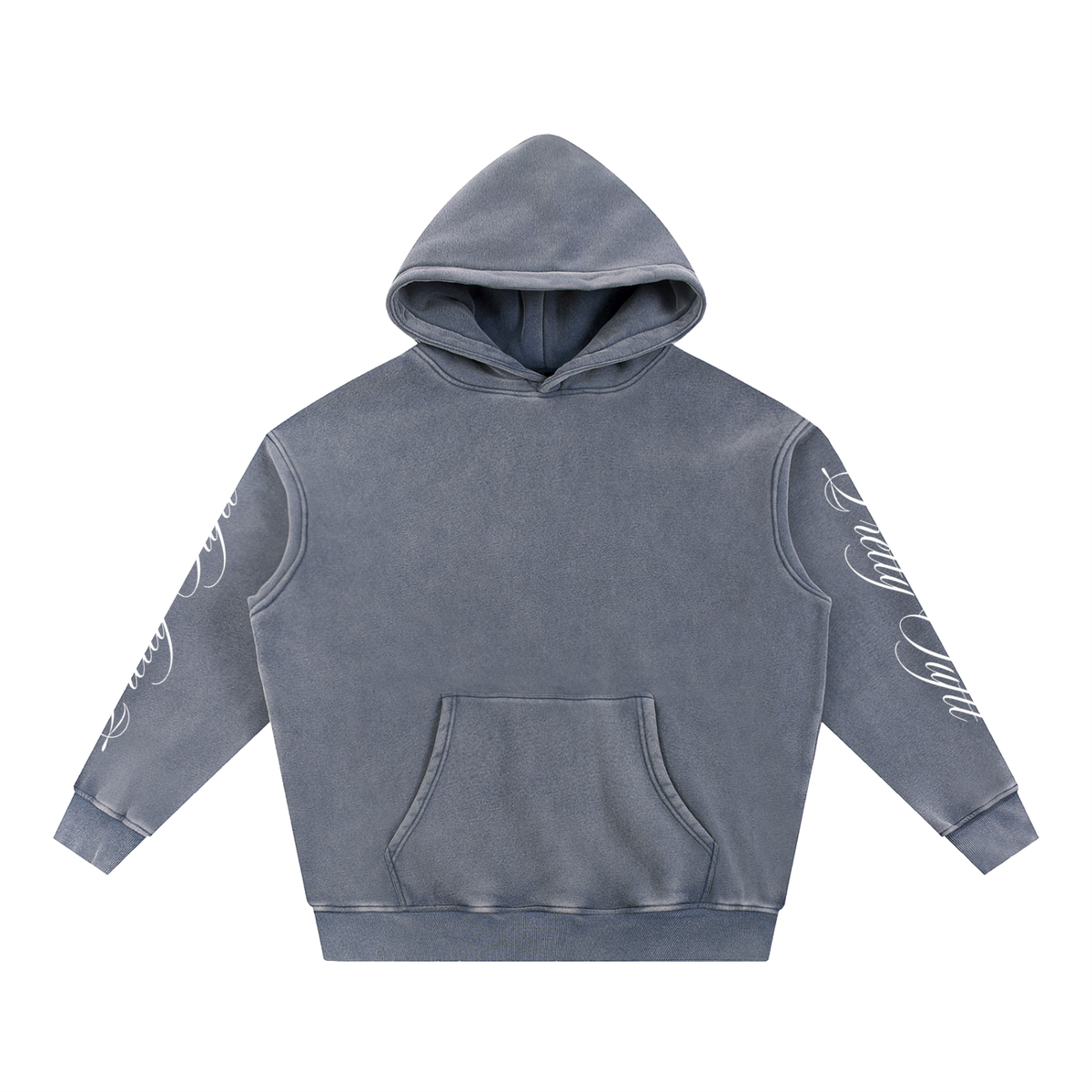Pretty Tuftt Snow Wash Fleece Oversize Hoodie