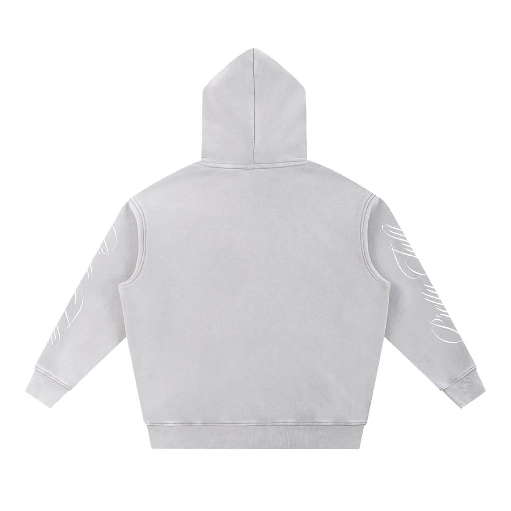 Pretty Tuftt Snow Wash Fleece Oversize Hoodie