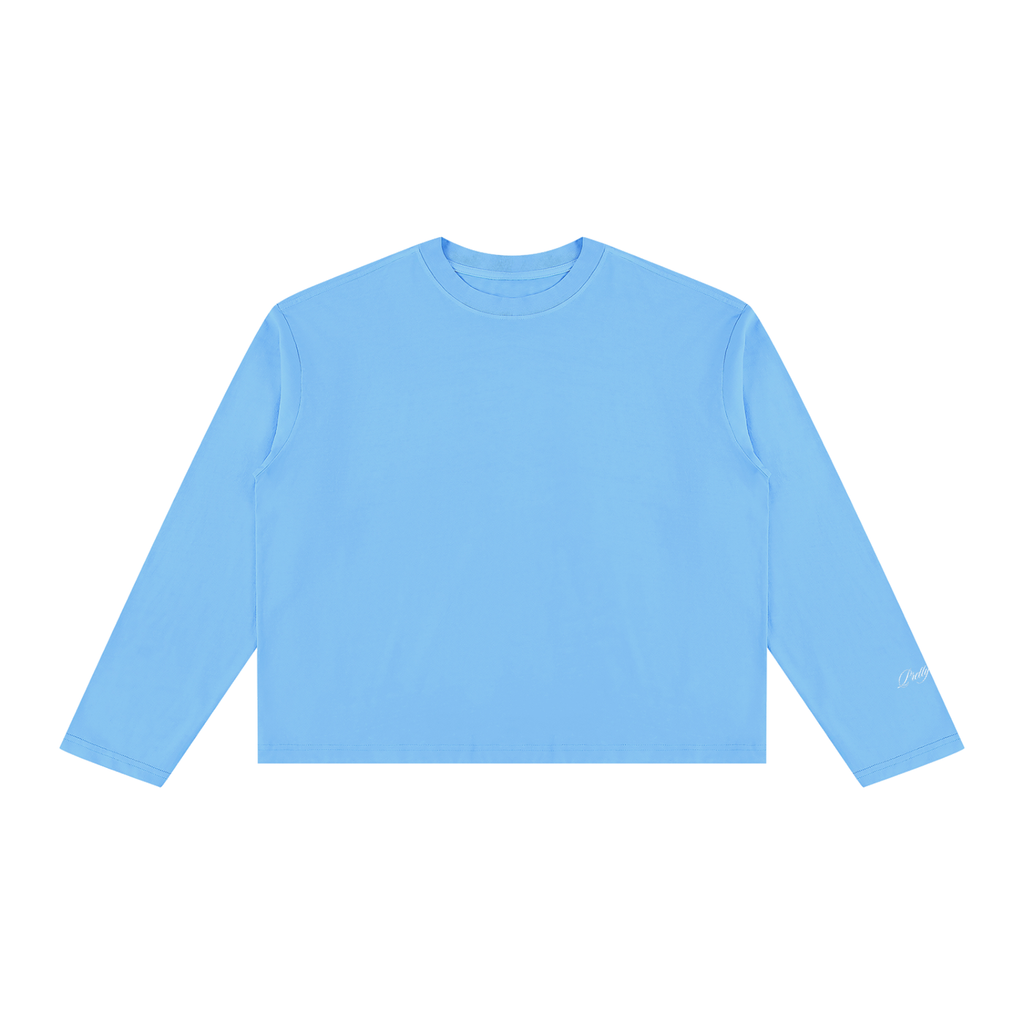 Unisex Vintage Wash Long Sleeve Boxy T-Shirt