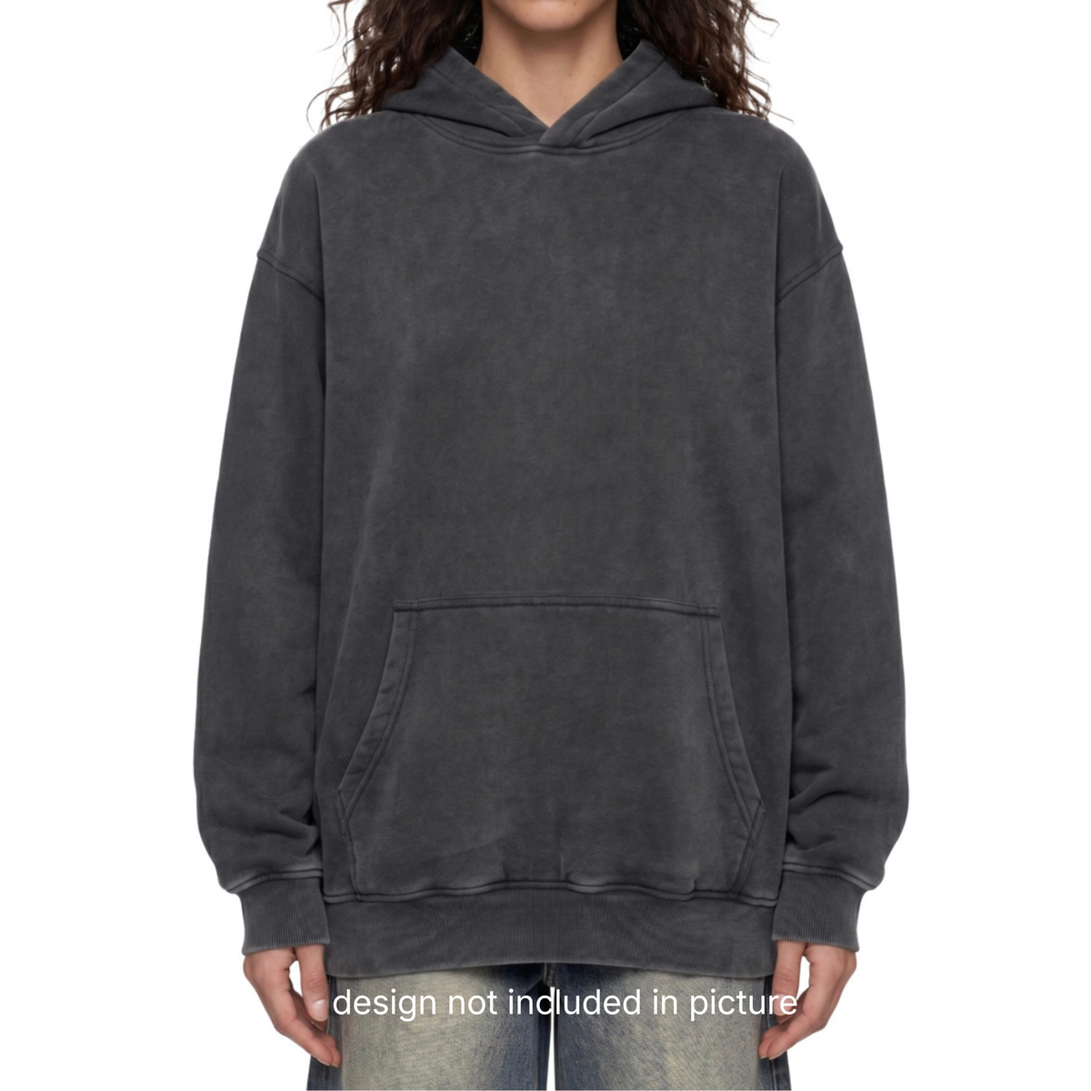 Pretty Tuftt Snow Wash Fleece Oversize Hoodie