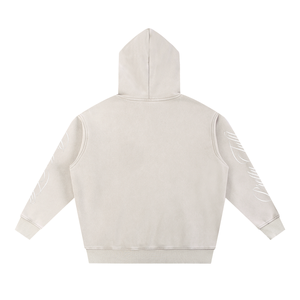 Pretty Tuftt Snow Wash Fleece Oversize Hoodie