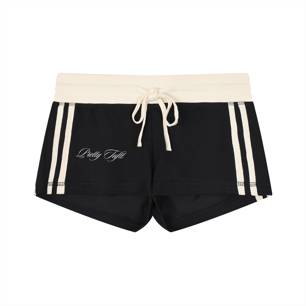 Women's Contrast Stripe Track Shorts