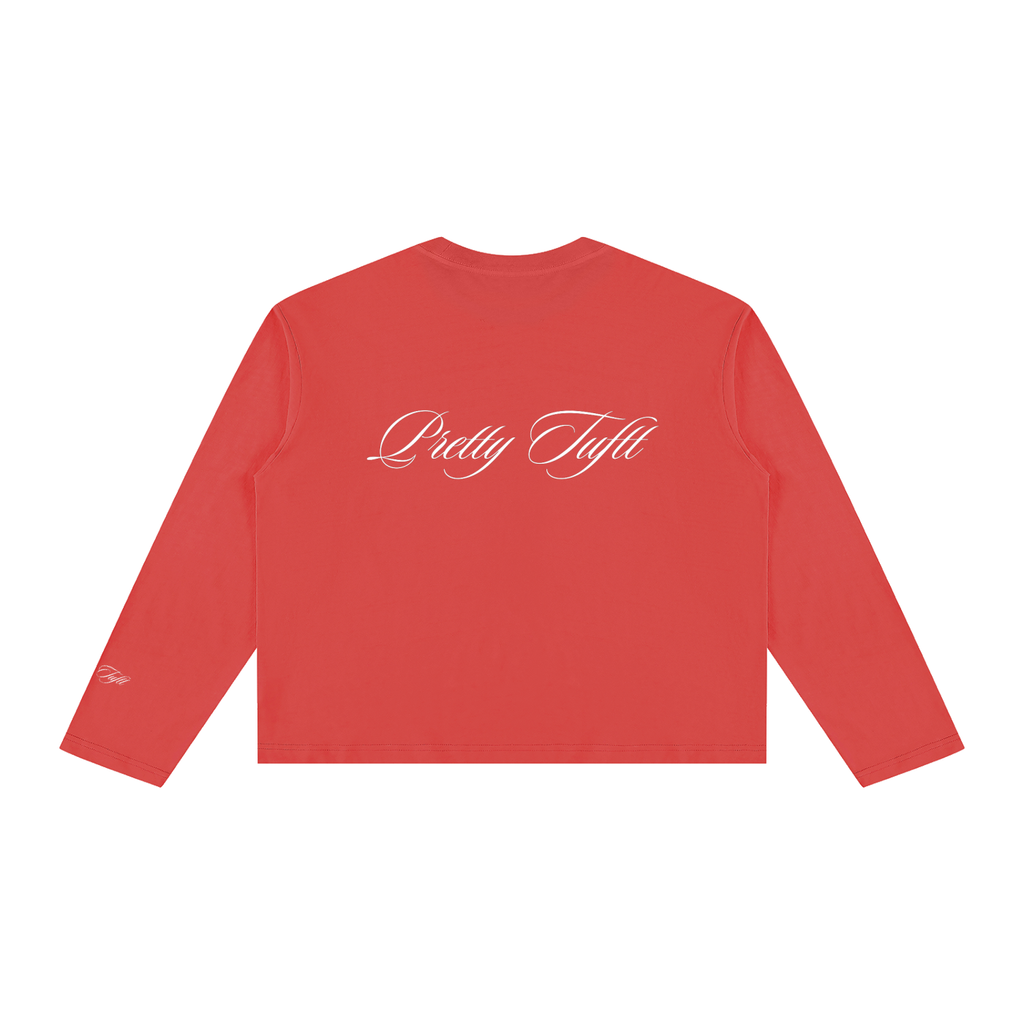 Unisex Vintage Wash Long Sleeve Boxy T-Shirt