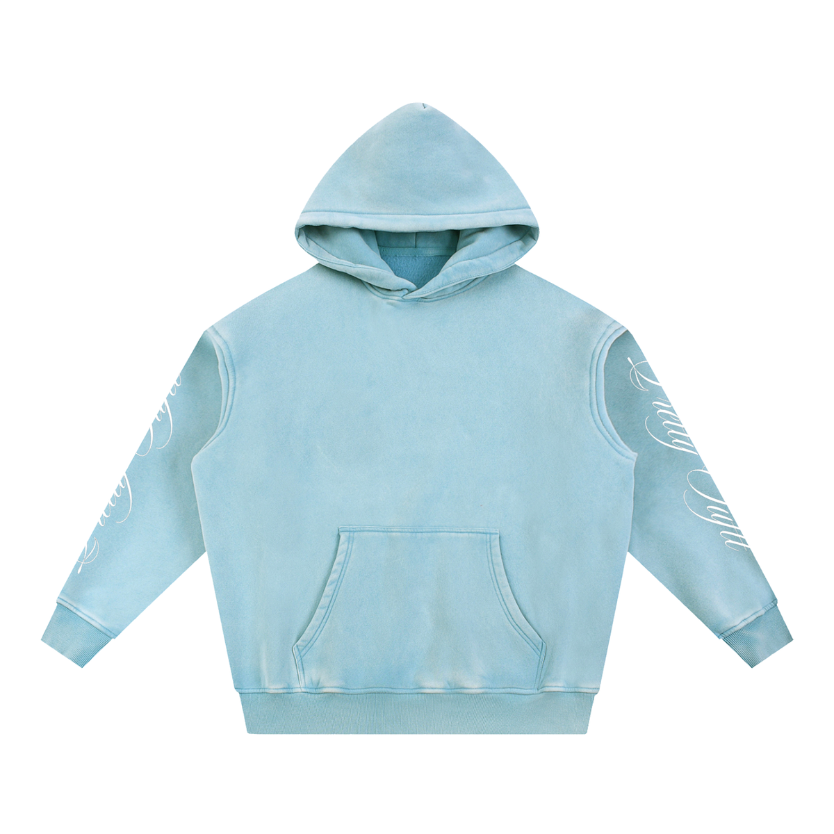 Pretty Tuftt Snow Wash Fleece Oversize Hoodie