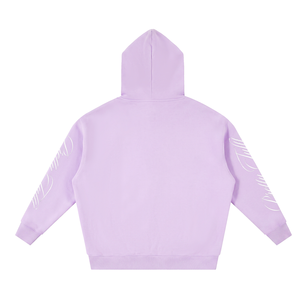 Pretty Tuftt Oversized Fleece Boxy Zip Up Hoodie