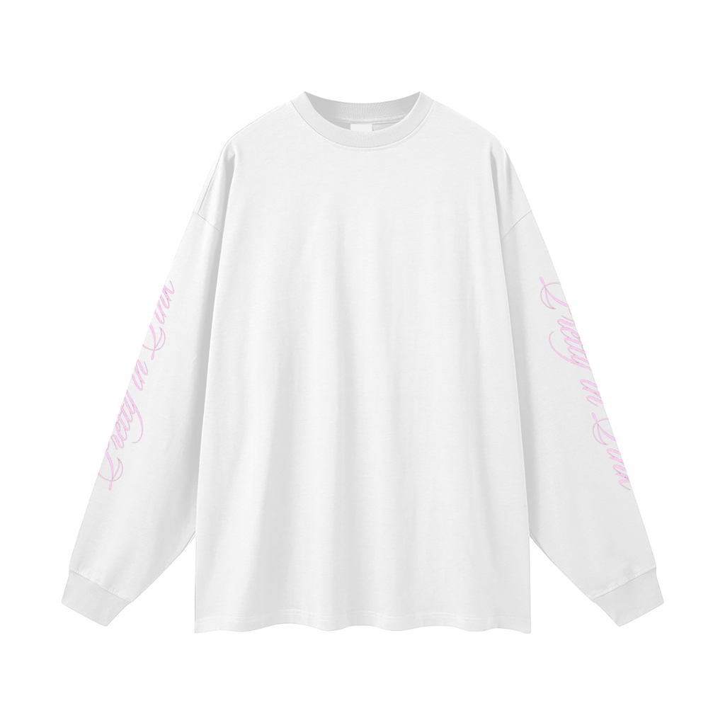 Breast Cancer Oversized Unisex Long Sleeve T-Shirt
