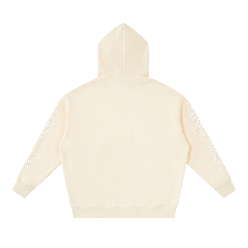 Pretty Tuftt Oversized Fleece Boxy Zip Up Hoodie