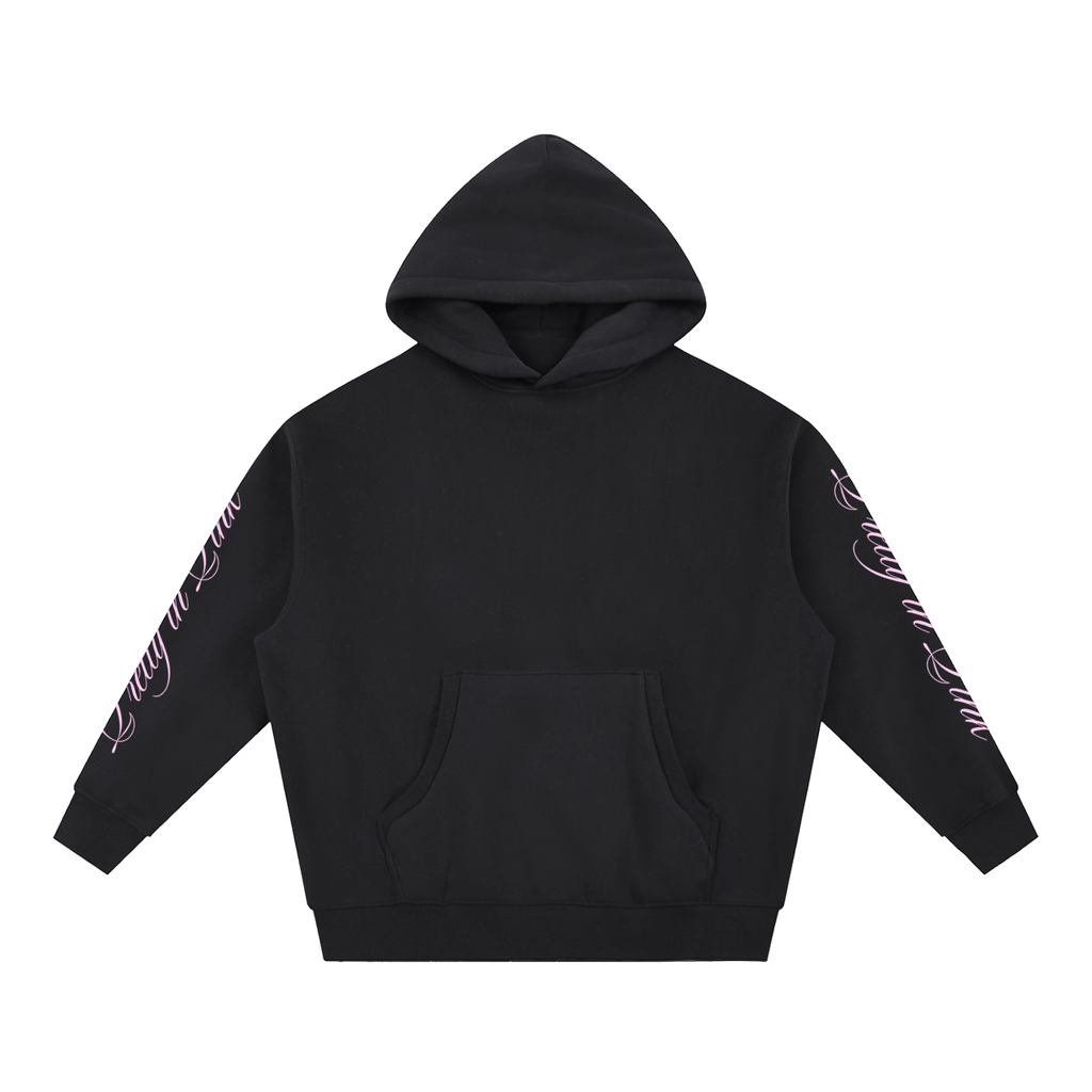 Breast Cancer Oversized Boxy Fit Fleece Hoodie