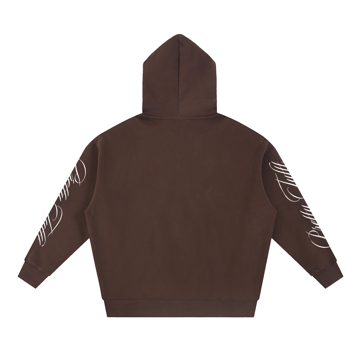 Pretty Tuftt Oversized Fleece Boxy Zip Up Hoodie