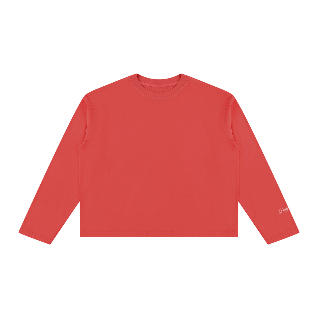 Unisex Vintage Wash Long Sleeve Boxy T-Shirt
