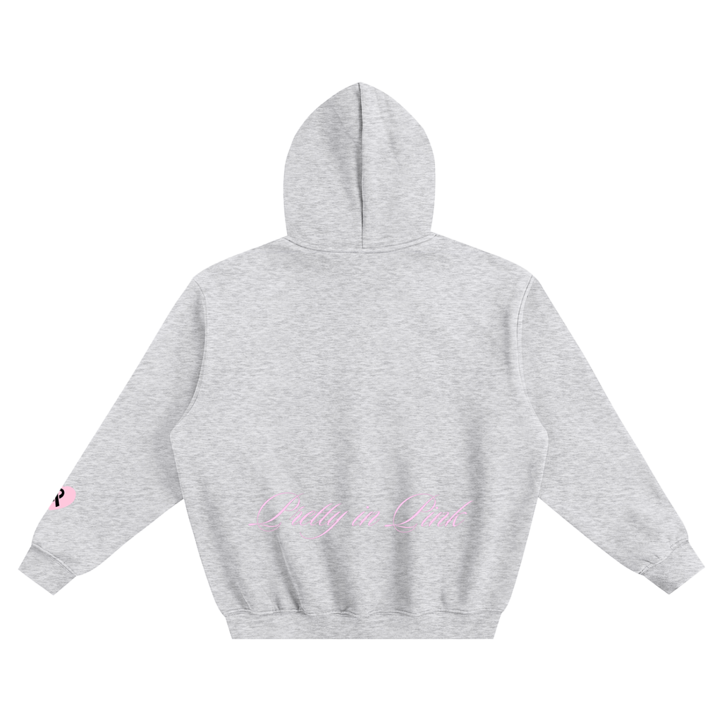 Breast Cancer Fleeced Boxy Hoodie