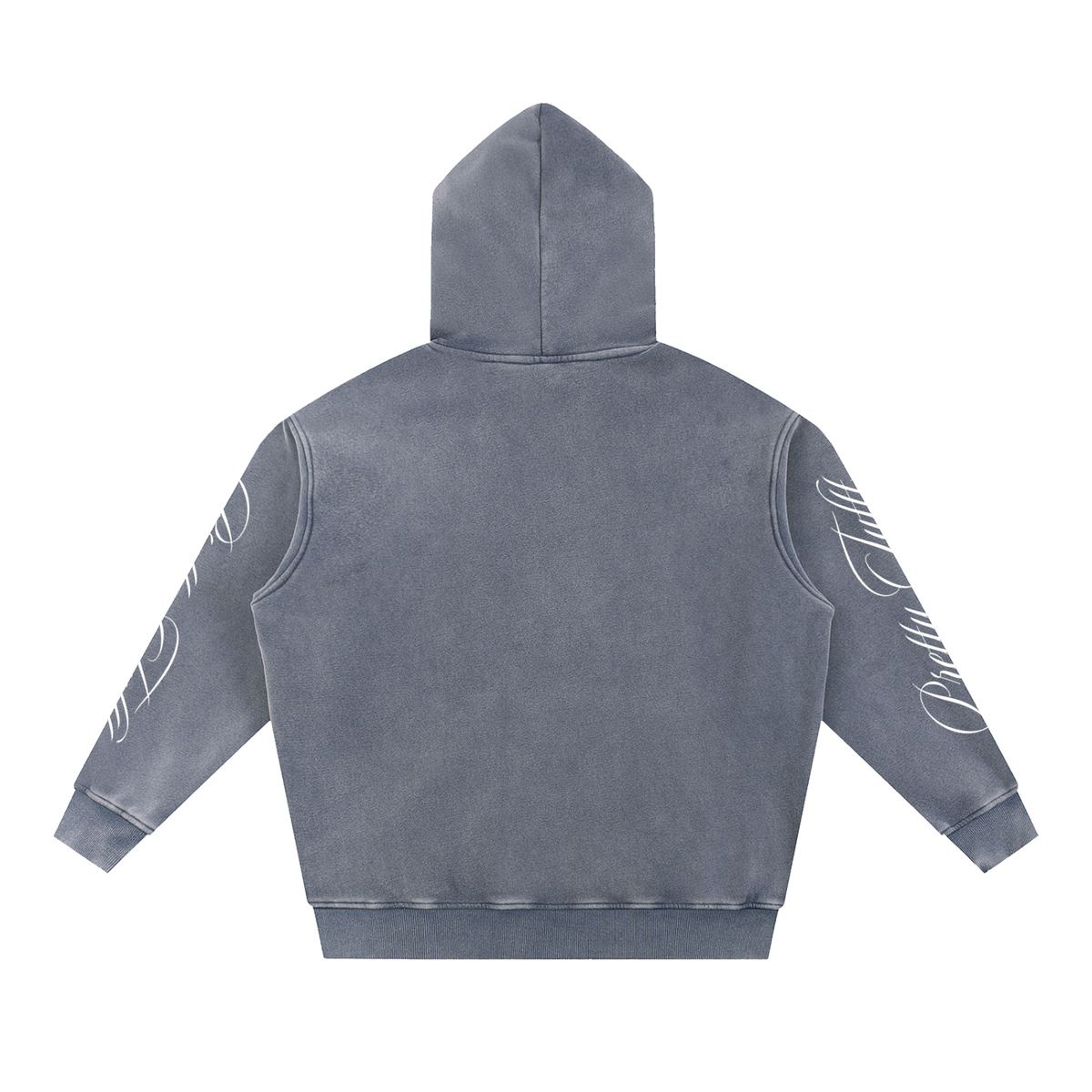 Pretty Tuftt Snow Wash Fleece Oversize Hoodie