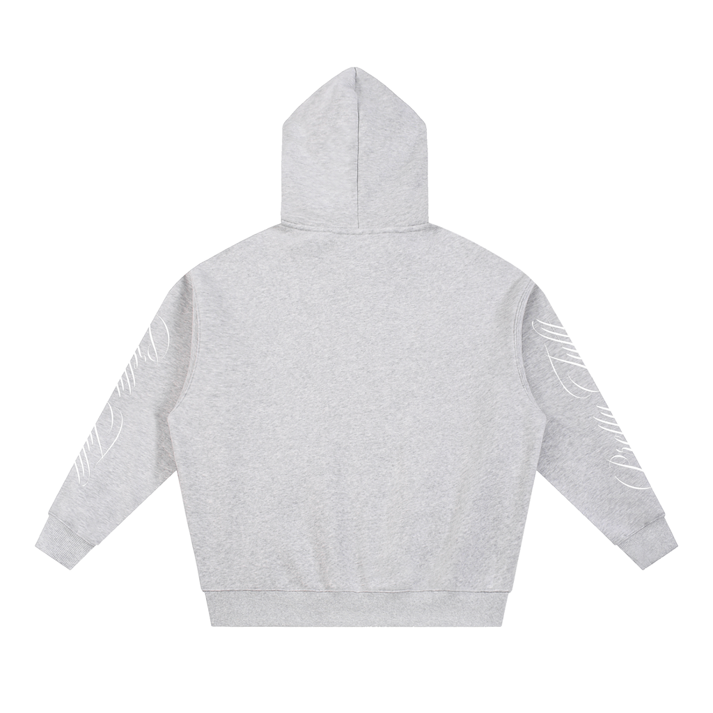 Pretty Tuftt Oversized Fleece Boxy Zip Up Hoodie