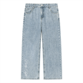 Unisex Vintage Wash Straight Leg Jeans