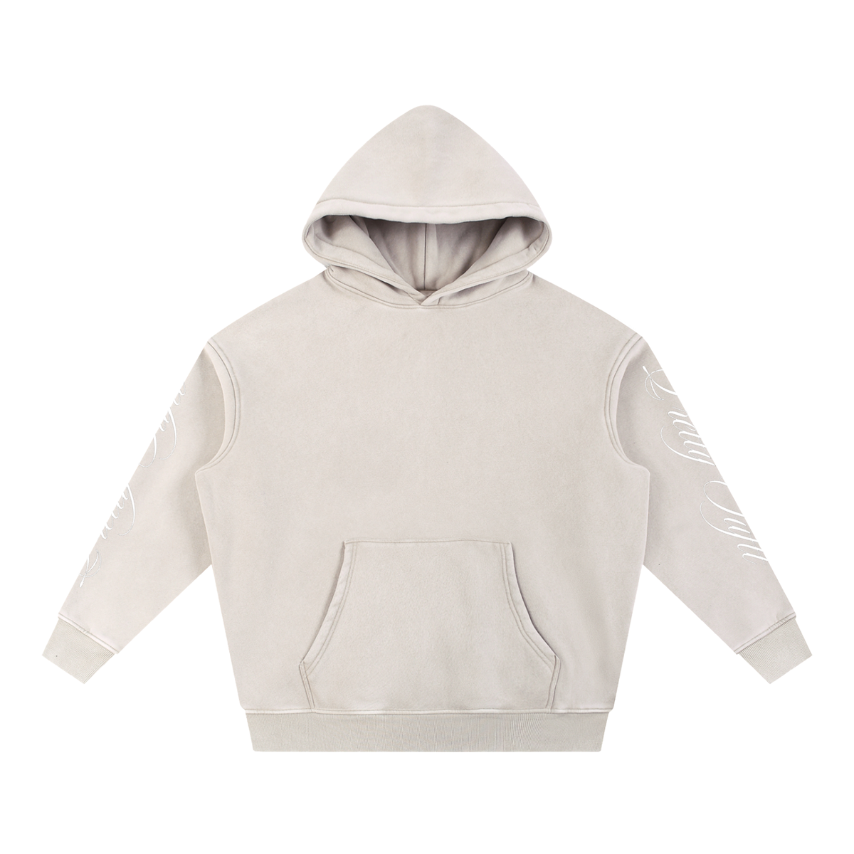 Pretty Tuftt Snow Wash Fleece Oversize Hoodie
