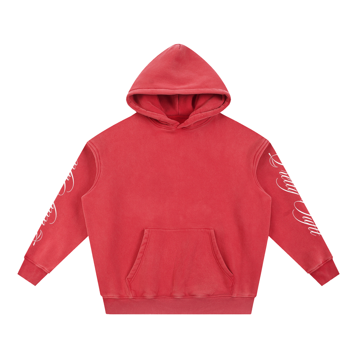 Pretty Tuftt Snow Wash Fleece Oversize Hoodie