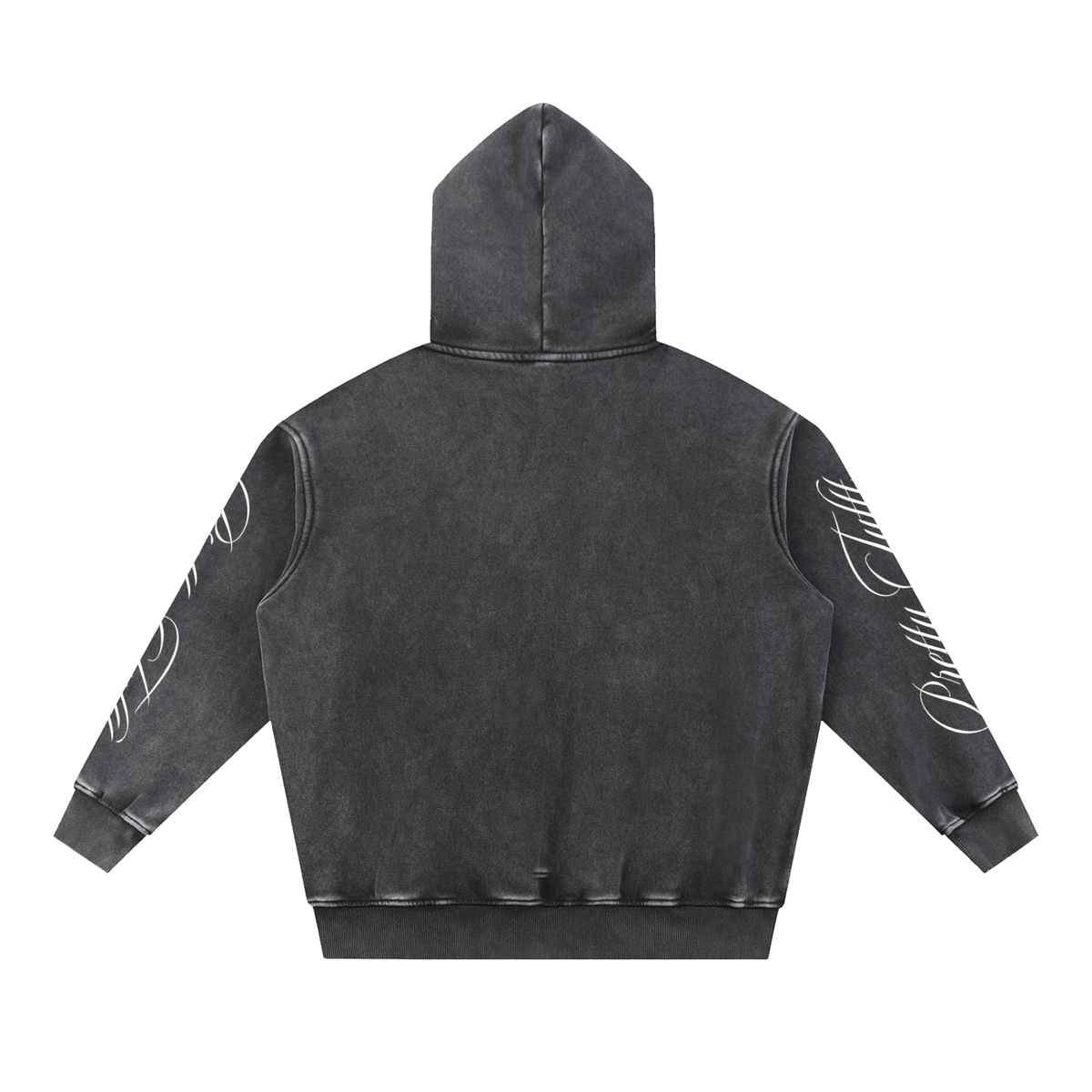 Pretty Tuftt Snow Wash Fleece Oversize Hoodie
