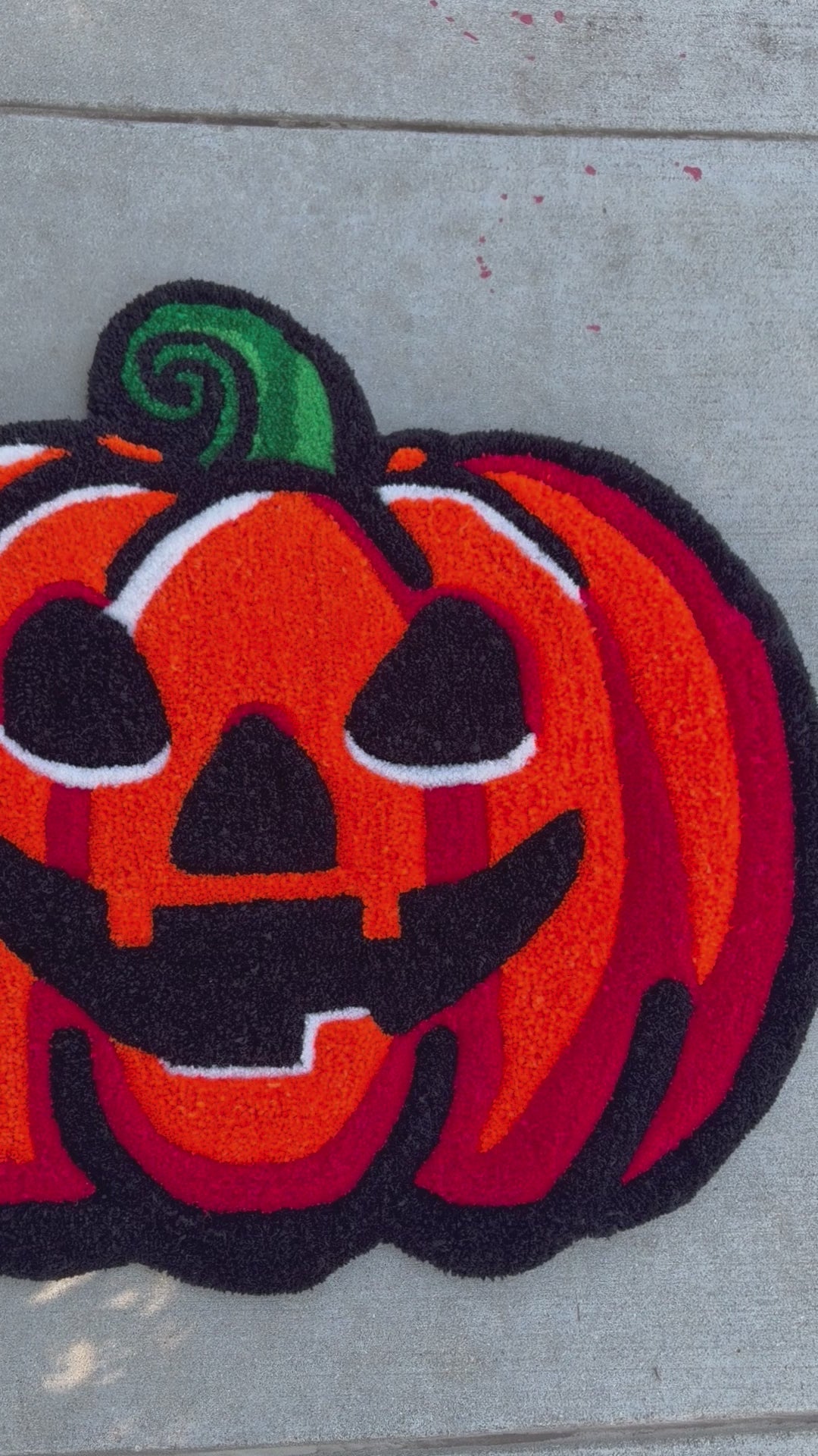 Pumpkin Rug
